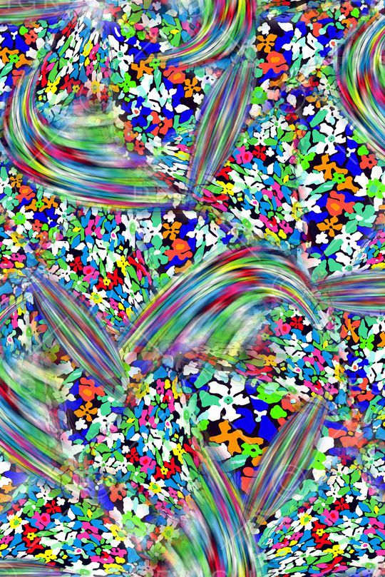 小碎花印花华亿平台图片