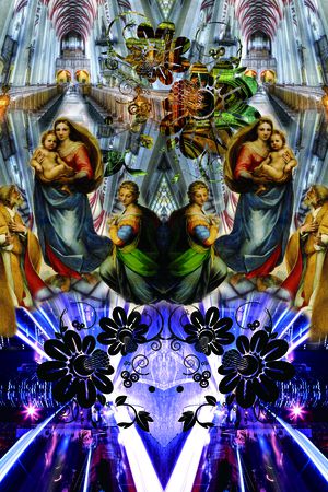 复古印花华亿平台图片