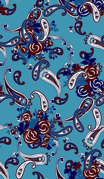 380855-时尚 腰果 牡丹花