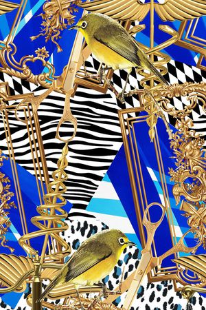 时尚印花华亿平台图片