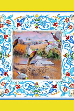 方巾印花华亿平台图片