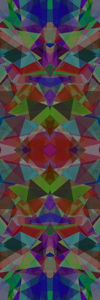 抽象几何印花华亿平台图片