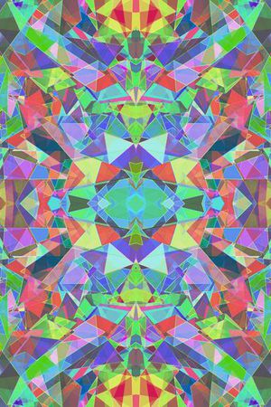 抽象几何印花华亿平台图片