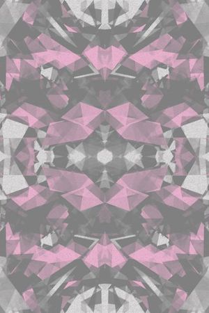 抽象几何印花华亿平台图片