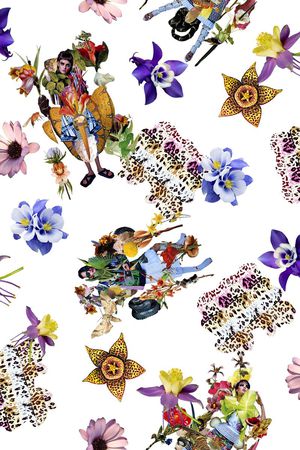 时尚人物印花华亿平台图片