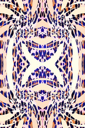 豹纹印花华亿平台图片