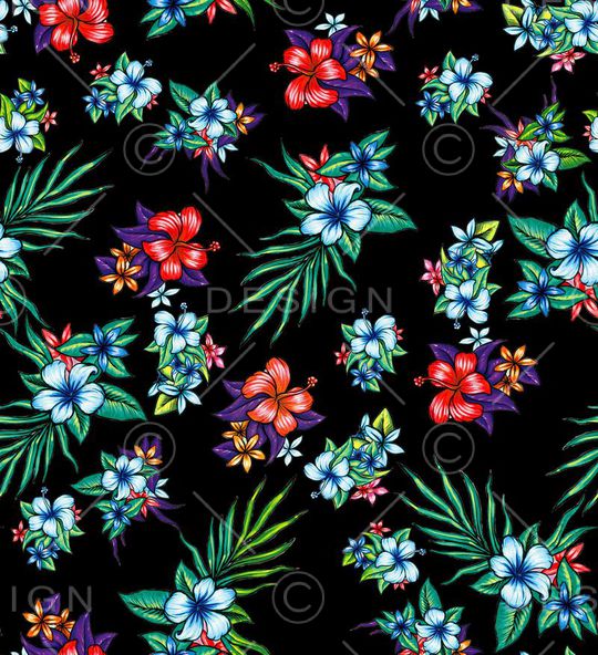 绿植树叶印花华亿平台图片