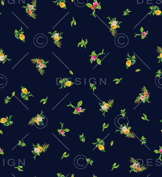 碎花印花华亿平台图片