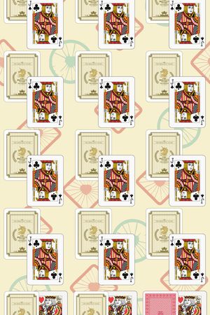 扑克印花华亿平台图片