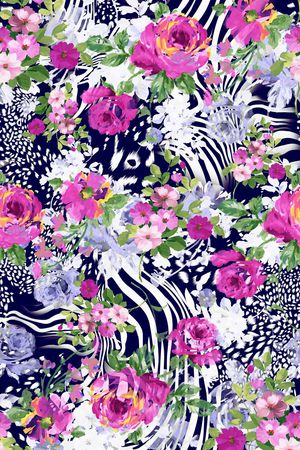 优雅印花华亿平台图片