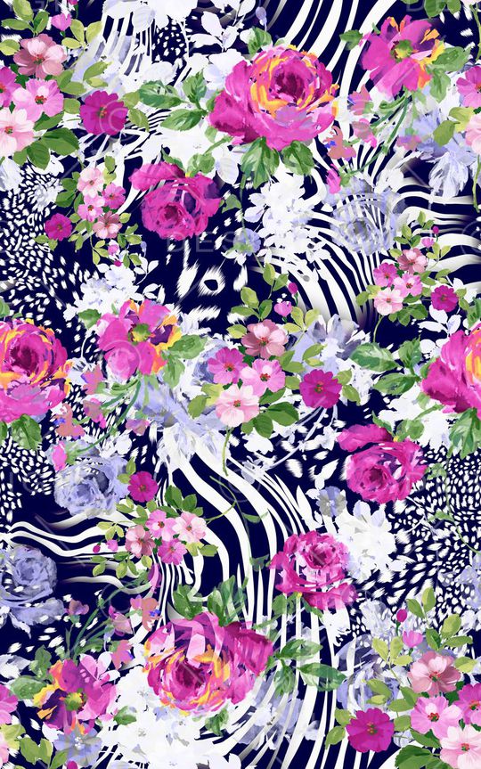 优雅印花华亿平台图片