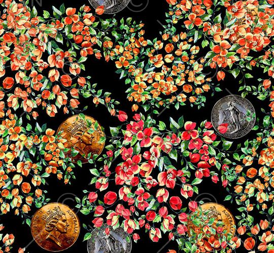 古币印花华亿平台图片