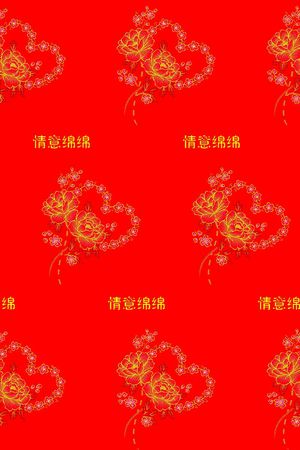 喜庆印花华亿平台图片