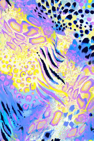 豹纹印花华亿平台图片