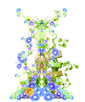 381737-个性女装定位花