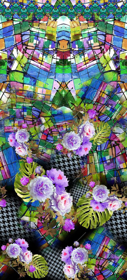 彩格印花华亿平台图片