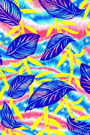 大叶子印花华亿平台图片