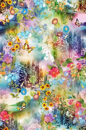 多彩印花华亿平台图片