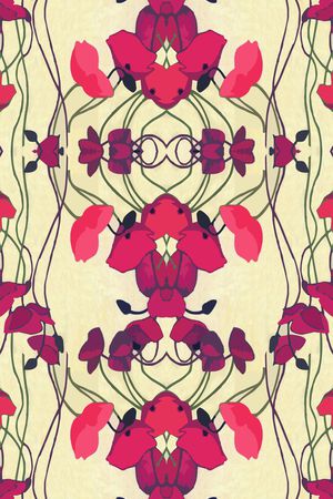 复古印花华亿平台图片