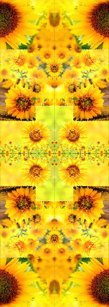 田园抽象印花华亿平台图片