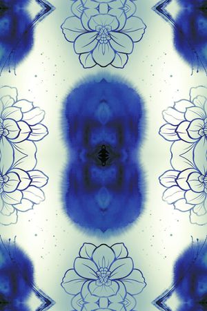 抽象印花华亿平台图片