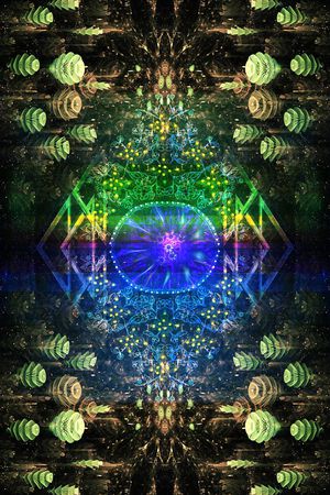 抽象印花华亿平台图片