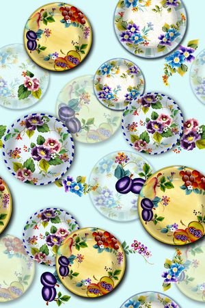 清新印花华亿平台图片