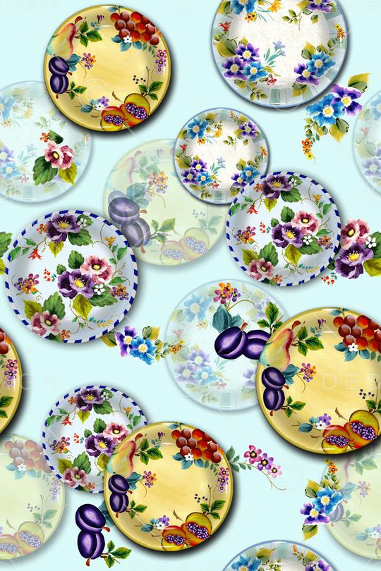 清新印花华亿平台图片