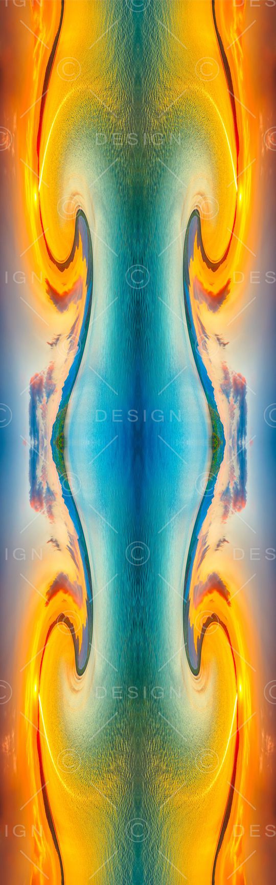 夕阳印花华亿平台图片