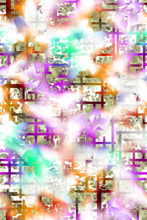 抽象印花华亿平台图片