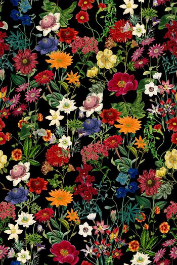 382479-复古手绘风格满版花卉女装华亿平台