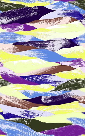 笔触印花华亿平台图片