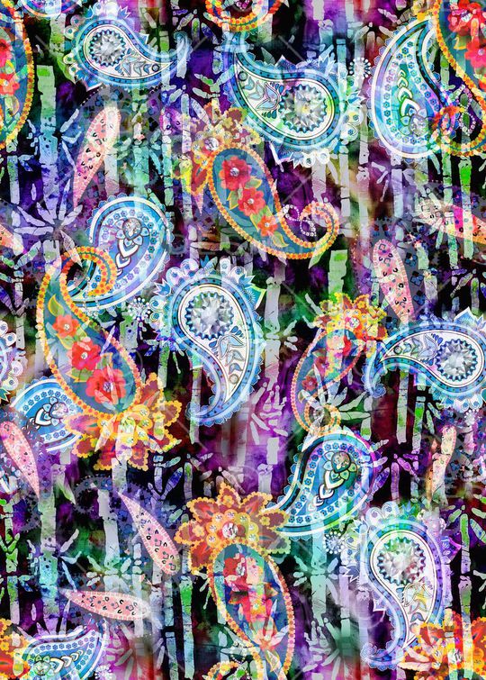 抽象印花华亿平台图片