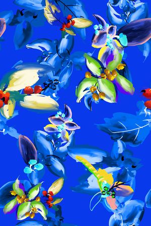 手绘涂鸦印花华亿平台图片