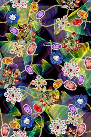 珠宝宝石印花华亿平台图片