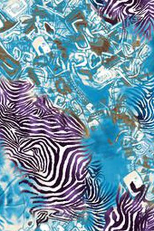 斑马纹印花华亿平台图片