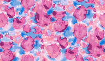 水彩圆点印花华亿平台图片