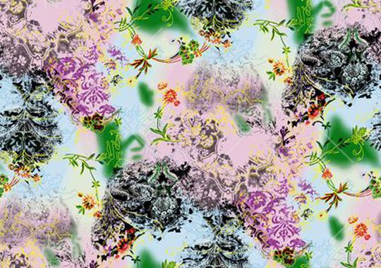 抽象印花华亿平台图片