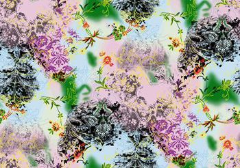 抽象印花华亿平台图片