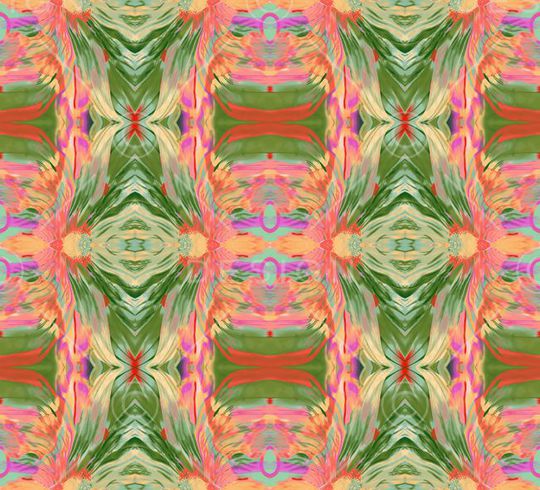 水彩画印花华亿平台图片