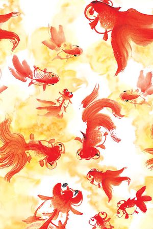 手绘印花华亿平台图片