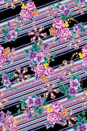 几何印花华亿平台图片