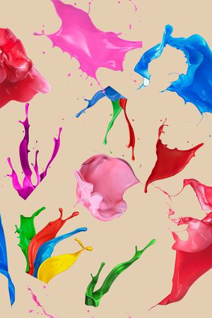 油漆溅图印花华亿平台图片