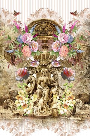 欧式印花华亿平台图片