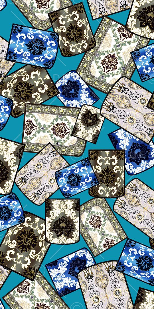 欧式宫廷风印花华亿平台图片