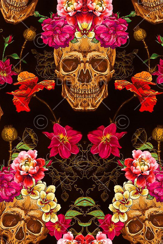 骷髅印花华亿平台图片