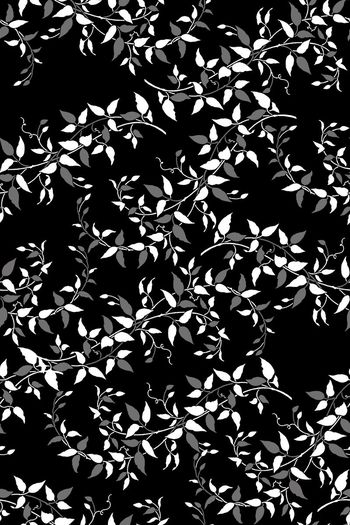 382974-手绘枝条树叶传统提花华亿平台