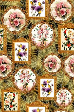 写意印花华亿平台图片