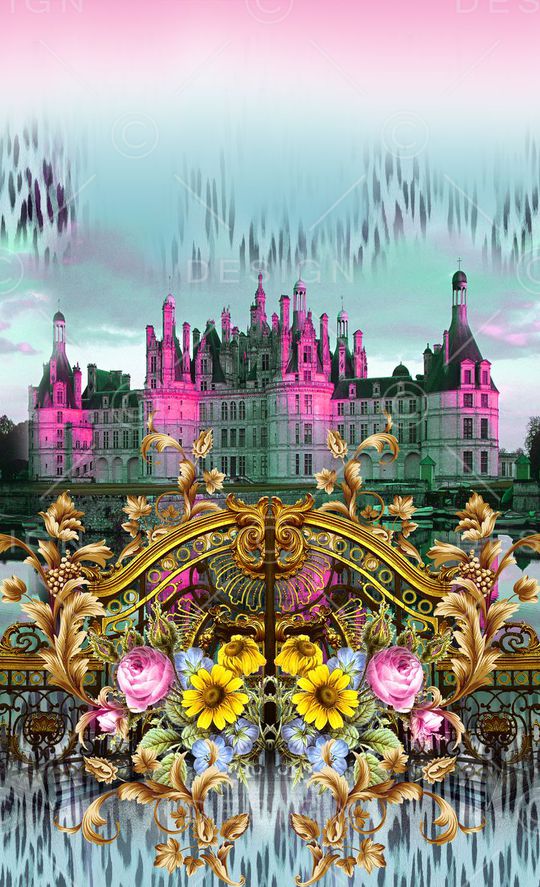 欧式印花华亿平台图片