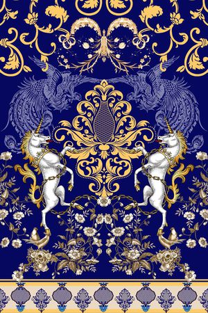 独角兽印花华亿平台图片